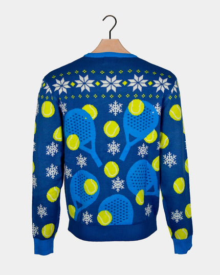Blue Christmas Sweater for Couples