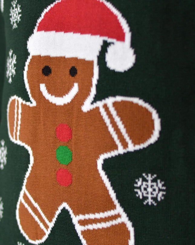Organic Cotton Gingerbread Man Christmas Sweater