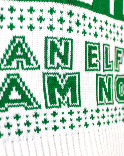 "I Am Not an Elf" Couples Christmas Sweater