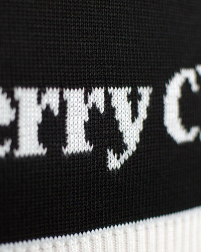 LED Black Couples Christmas Sweater - Christmas Tree Design