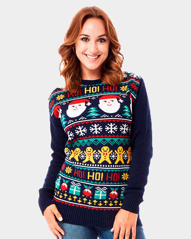 Santa Claus Ho Ho Ho Christmas Sweater