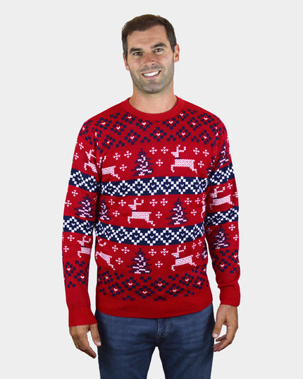 Red Canada Couple Christmas Sweater