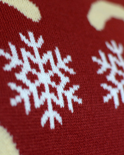 Family Christmas Sweater Featuring Rudolph the Reindeer