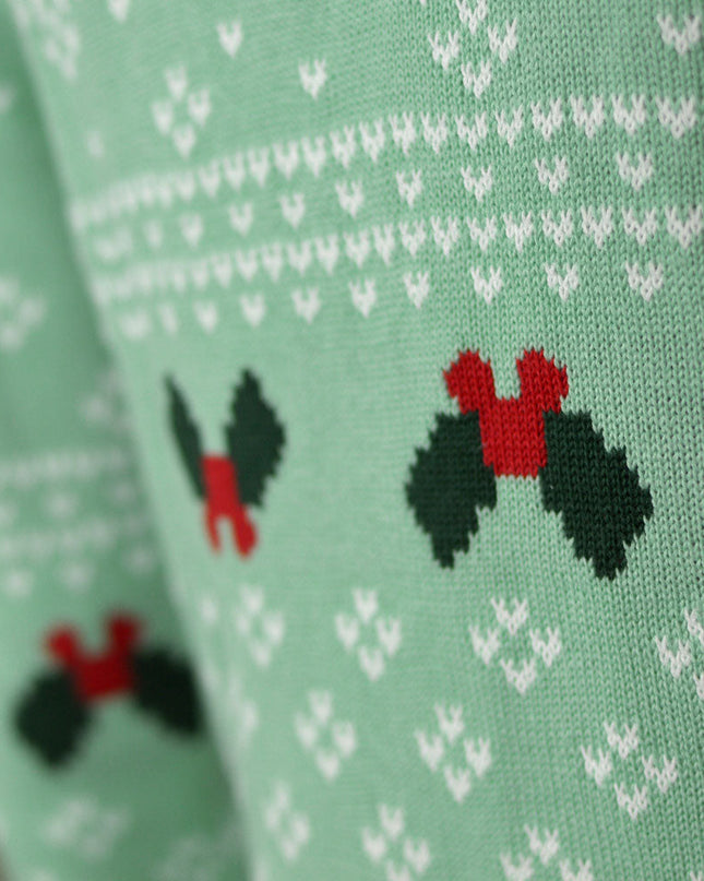 Sweet Green Christmas Couple Christmas Sweater