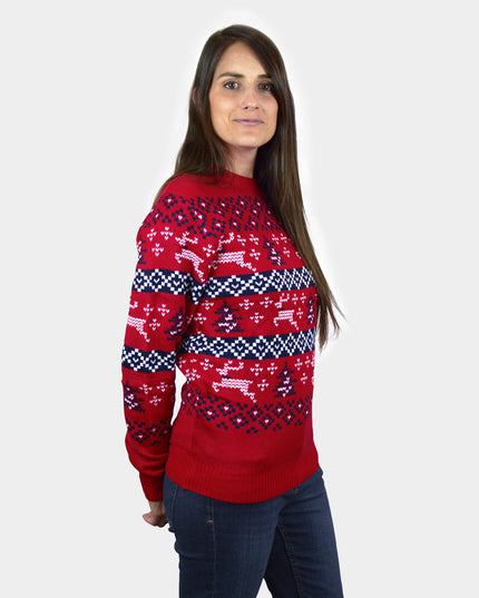 Canada Red Christmas Sweater for Kids