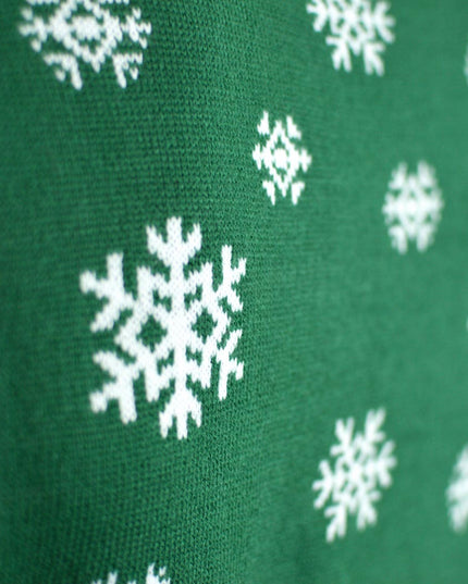 Green Holly Jolly Sequin Christmas Sweater for Kids