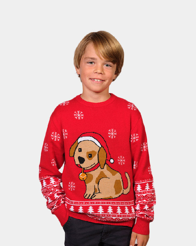 Christmas Sweater with Puppy