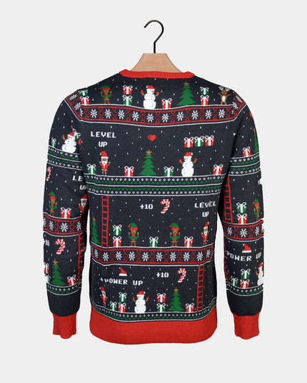 Retro Video Game Christmas Sweater for Family