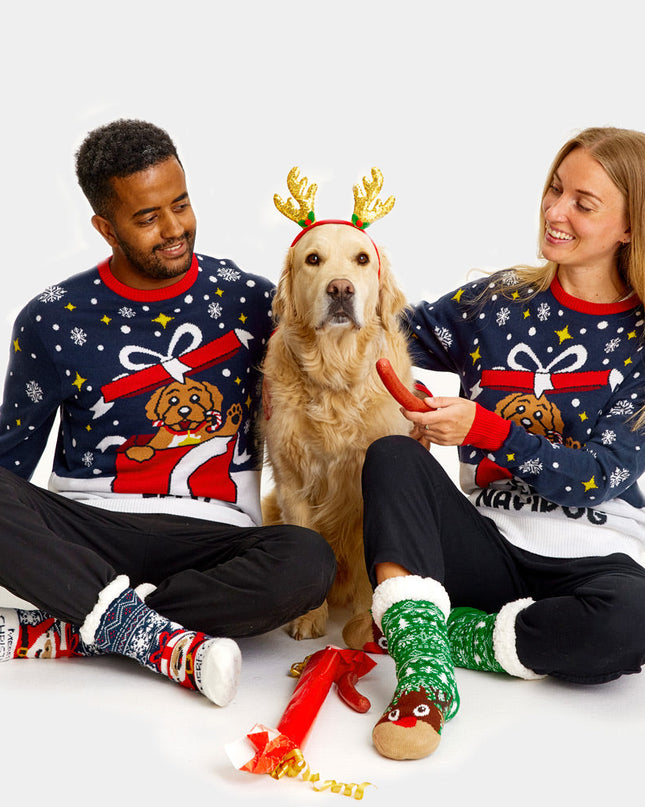 Women's Feliz Navidog Christmas Sweater