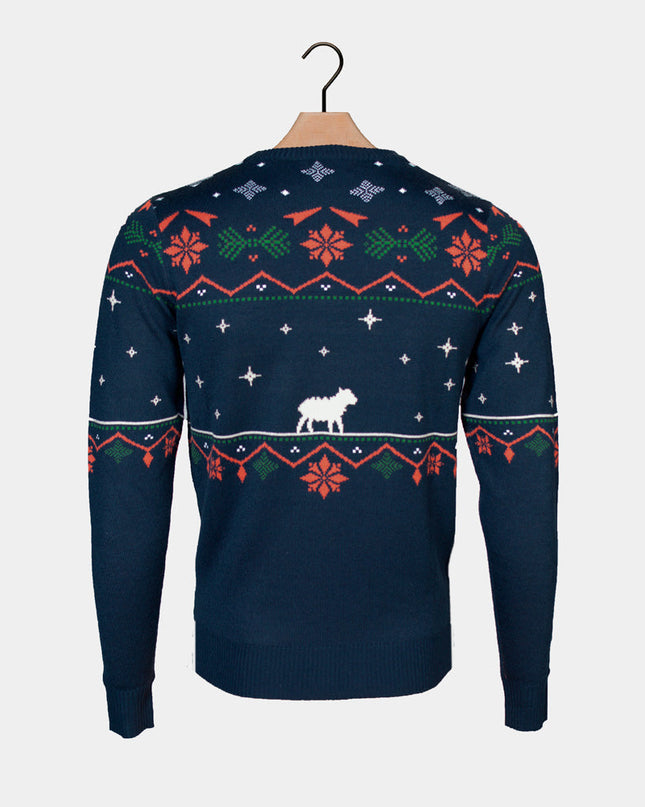 Nativity Scene Christmas Sweater for Women