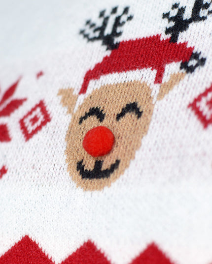 Adorable Reindeer Christmas Sweater for Women