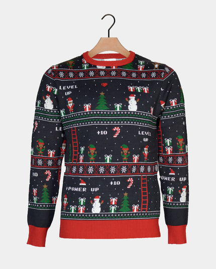 Women's Retro Video Games Christmas Sweater