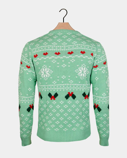 Green "Sweet Christmas" Sweater for Men