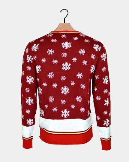 Christmas Sweater for Men with Jingle Ladies Sequins