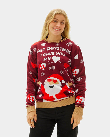 Women's Christmas Sweater "Last Christmas I Gave You My Heart"
