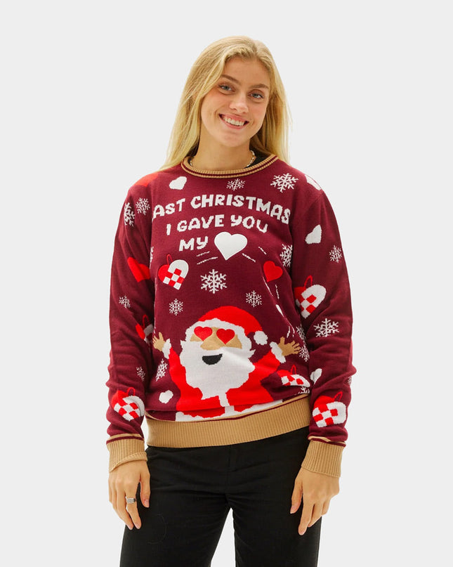 Women's Christmas Sweater "Last Christmas I Gave You My Heart"