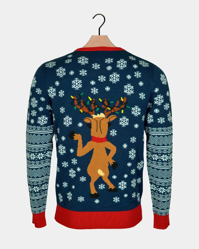 LED Jingle Bells Christmas Sweater for Men
