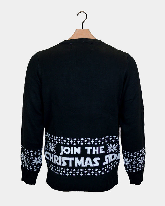 LED "Join the Christmas Side" Couples Sweater