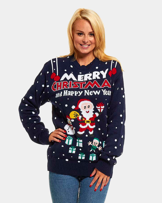 Merry Christmas and Happy New Year Couple Sweater