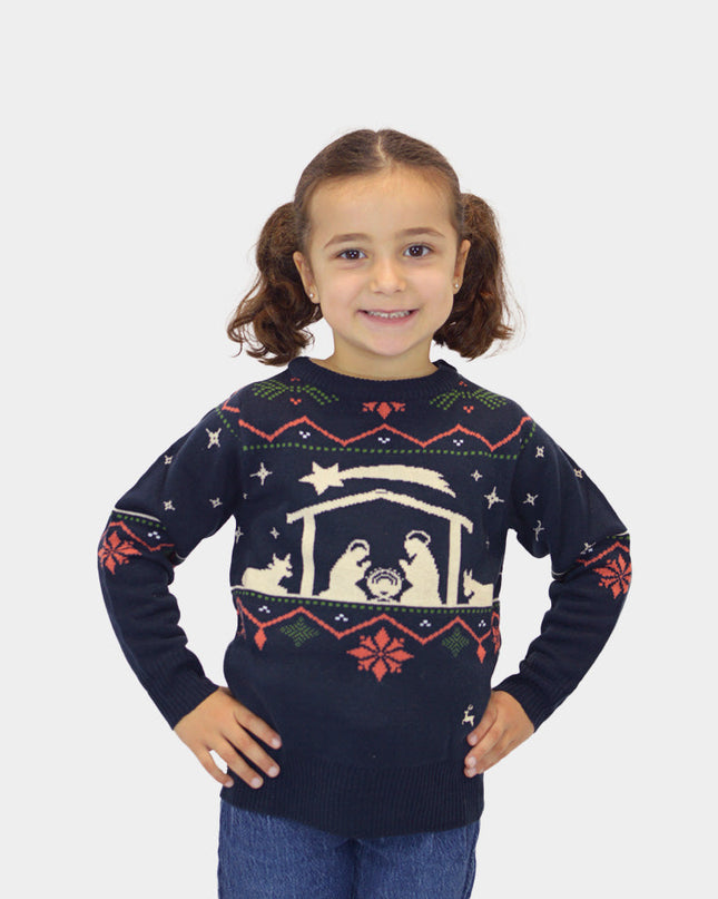 Nativity Family Christmas Sweater