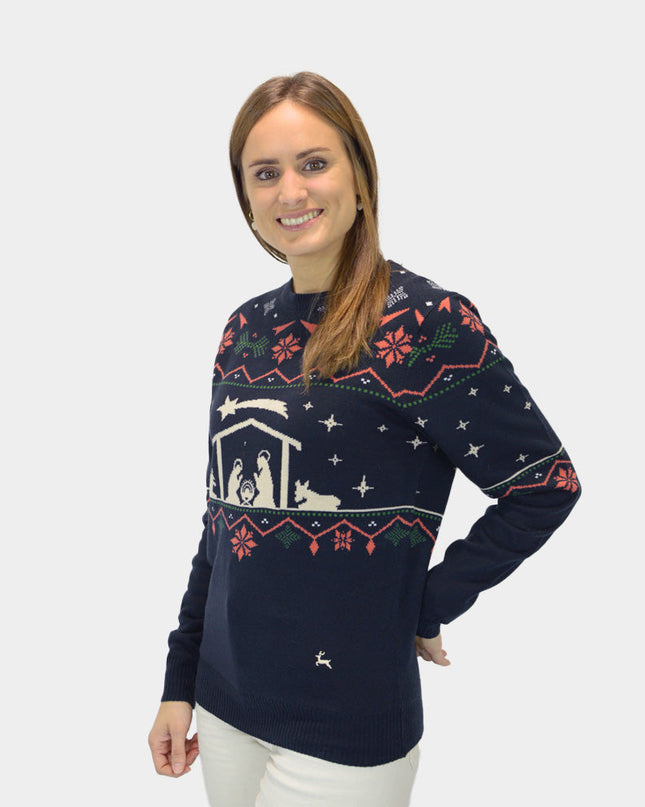 Women's "Nativity" Christmas Sweater