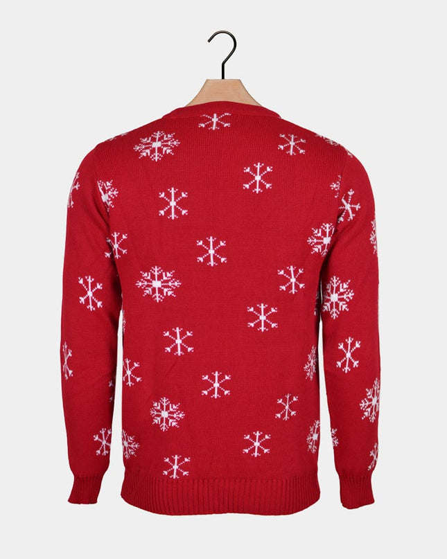 Santa and Reindeer with Sunglasses Christmas Sweater