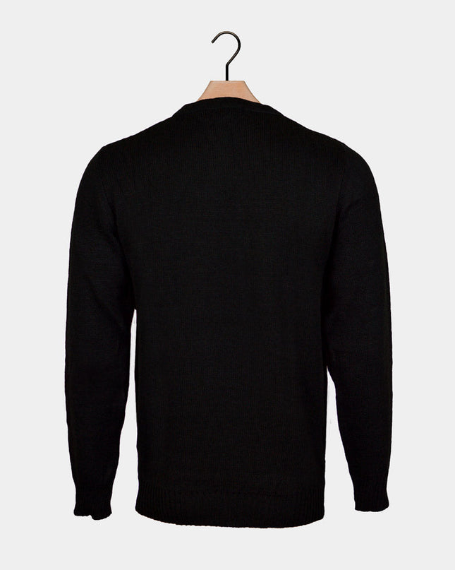 Christmas Sweater for Couples Santa and Reindeer Job Search Design