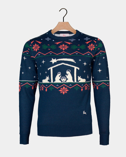 "Nativity" Couple Christmas Sweater