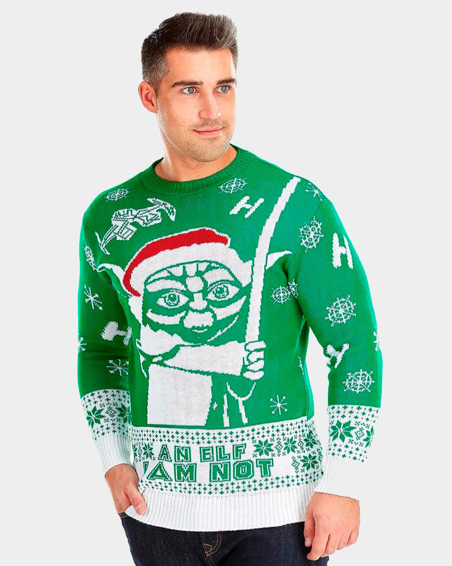 "I am Not an Elf" Christmas Sweater for Men