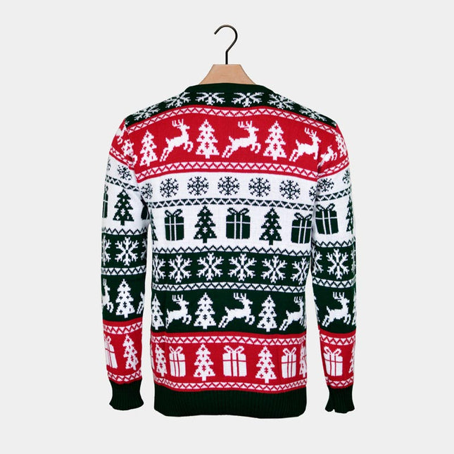 Green, Red, and White Merry Christmas Sweater 2022