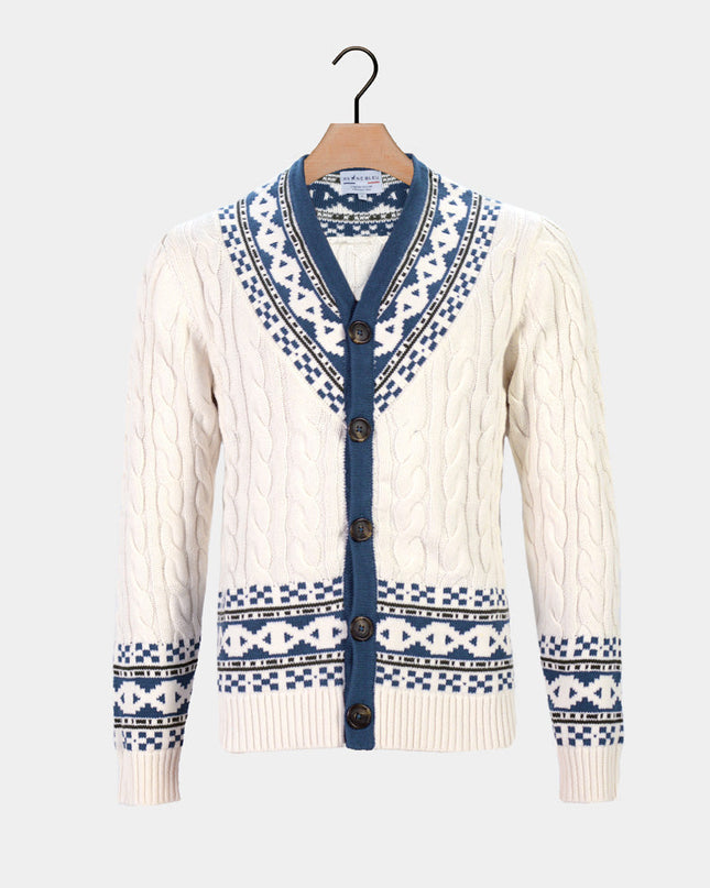 Women's Dream Cottage Cardigan in Organic Cotton for Christmas