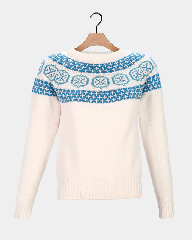 Women's Glacier Sweater in Organic Cotton for Holiday Style