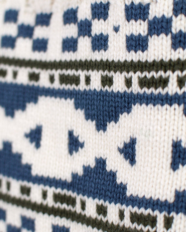 Men's Dream Cottage Cardigan in Organic Cotton for Christmas