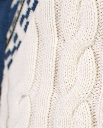 Dreamy Cottage Cardigan Organic Cotton Sweater for Men