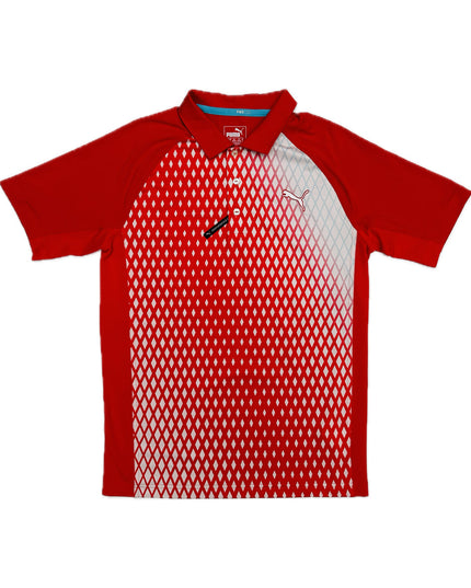 Vintage Puma Red Polo Shirt for All