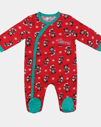Baby Red Christmas Pajamas with Mickey