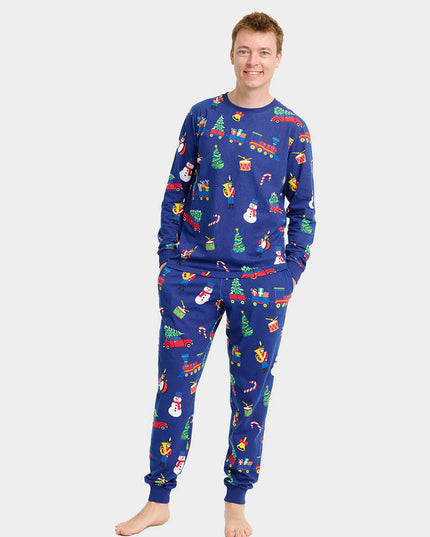 Unisex Christmas Pajamas with Christmas Toys