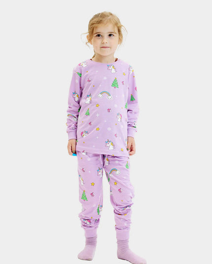Children's Christmas Pajamas with Unicorns