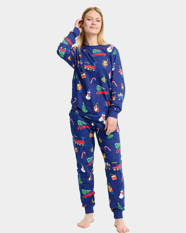 Unisex Christmas Pajamas with Christmas Toys