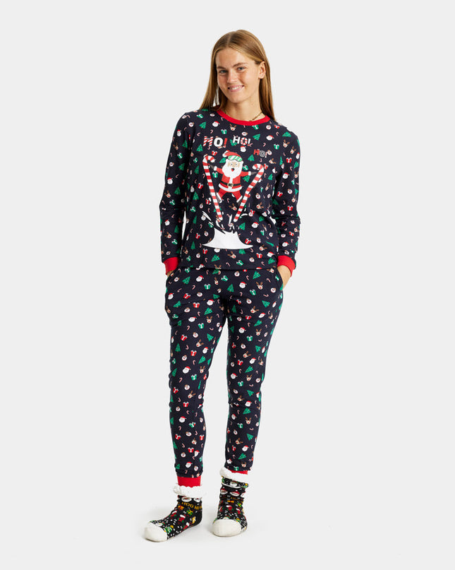 Unisex Christmas Pajamas Santa Skier