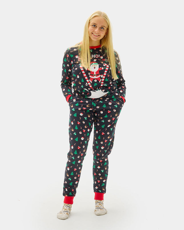 Unisex Christmas Pajamas Santa Skier