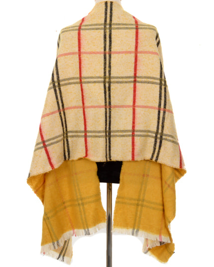 Yellow Plaid Scarf