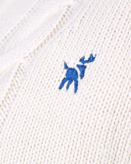 Men's Alpine Cardigan in Organic Cotton for the Holidays