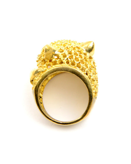 Leopard Copper Ring
