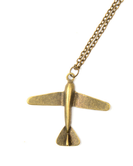 Airplane Necklace - Aviation-Inspired Fashion Jewelry