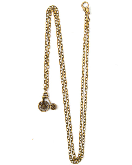 Velocipede Necklace - Unique Accessory for Cycling Fans