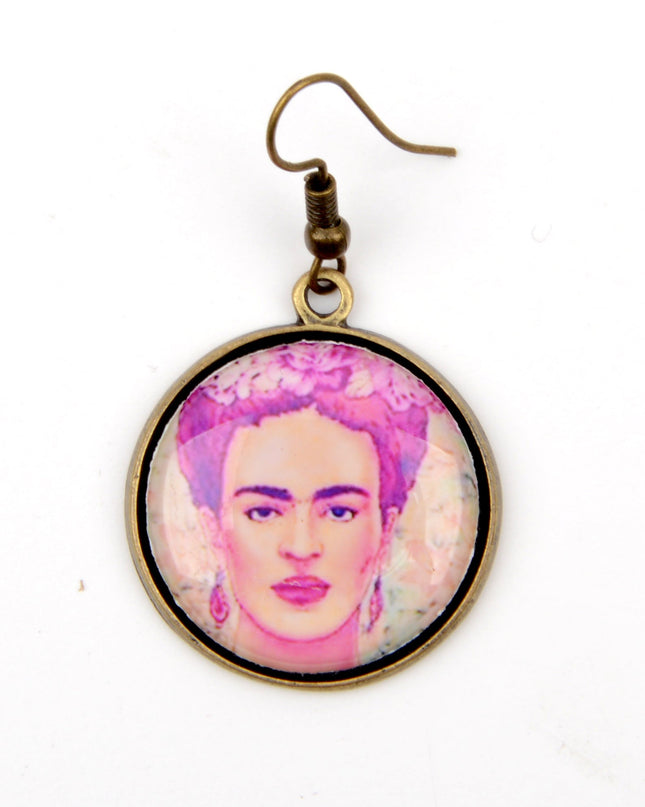 Frida Art Earrings for Women