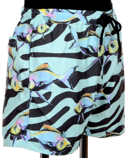Fish Pattern Shorts