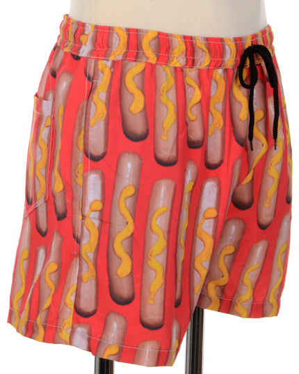 Fun Sausage Print Shorts