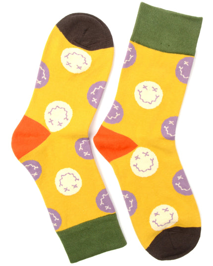 Fun Christmas Socks - Zokni Smiley Design